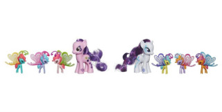 My Little Pony poník + 3 malí ponícis křídly