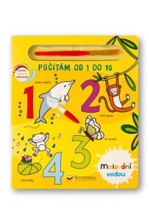 Malování vodou - Počítám od 1 do 10