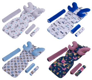 Vložka do kočárku v setu Minky Infantilo