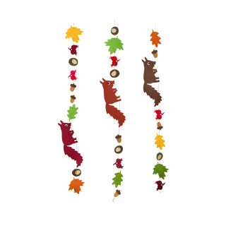 Kreativní sada První navlékání plstěná girlanda Veverka Haba