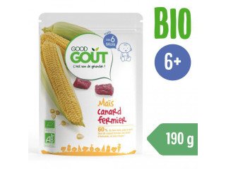 Good Gout BIO Kukuřice s kachním masem 190 g