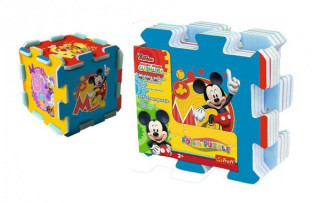 Pěnové puzzle Mickey 32x32x1cm 8ks