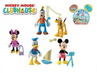 Figurky Mickeyho klubík kloubové 5ks s doplňky
