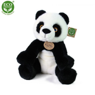 Plyšová panda sedící 27 cm Eco-Friendly Rappa