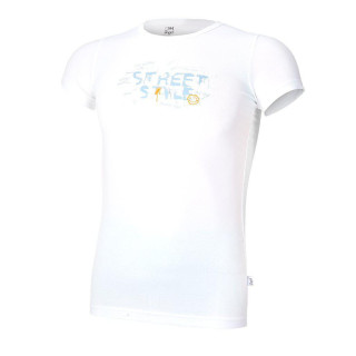 Tričko tenké KR tisk Outlast® Bílá/nápis