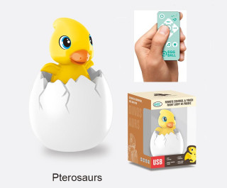 Baby lampička s hudbou a dálkovým ovladačem 18 cm