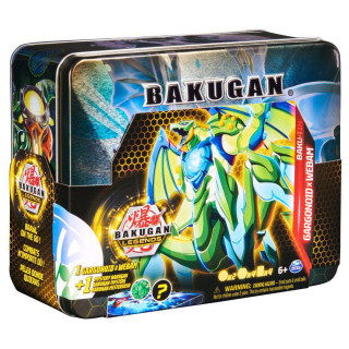 Bakugan plechový box s exkluzivním Bakuganem S5