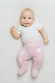 Zimní polodupačky wellsoft svítící Baby Service růžové