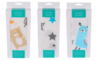 Bambusová plena 90x90 cm potisk