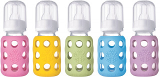 Lifefactory kojenecká láhev 120ml