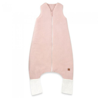 Mušelínový spací vak se zahrnovacími nohavičkami - pudrově růžový Baby Nellys