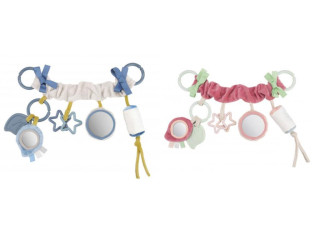 Závěsná hračka na kočárek/autosedačku Pastel friends