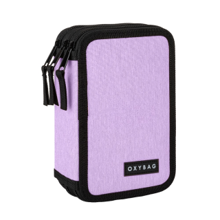 Penál 3 p. prázdný Unicolor Violet