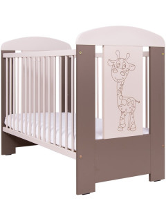 Dětská postýlka Drewex Žirafa krémová