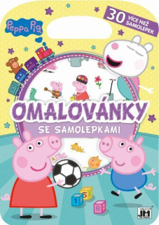 Omalovánky se samolepkami - Prasátko Peppa