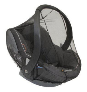 Síťka proti hmyzu na autosedačku Emitex ČERNÁ