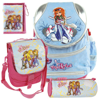 Školní batoh Cool set - 4dílná sada - modrý batoh COOL a školní doplňky RockBabe