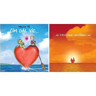 Hrající Blahopřání MILUJI TĚ ČÍM DÁL VÍC