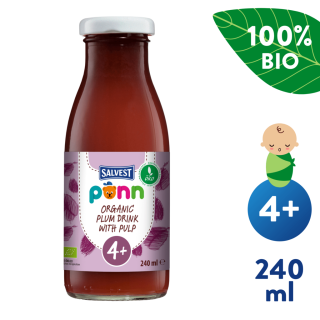 Salvest Ponn BIO Švestková šťáva s dužinou (240 ml) 4m+