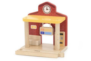 Dřevěné nádraží baterie