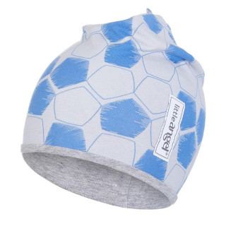 Čepice podšitá Outlast® - Šedomodrá fotbal/šedý melír