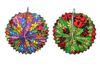 Lampion koule beruška 25 cm