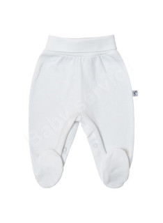 Bavlněné polodupačky Bílé Baby Service