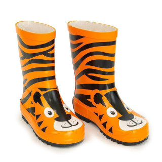 Dětské holínky Tygr oranžová Pidilidi