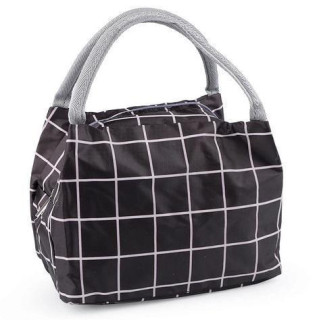 Termotaška skládací svačinová 17x24 cm Černá