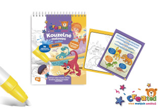 Kouzelné malování vodou/blok s tužkou dinosauři created 4 listy