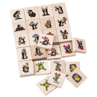 Dřevěné pexeso Krteček Detoa