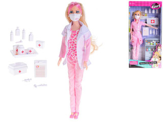 Panenka doktorka 29 cm s doplňky