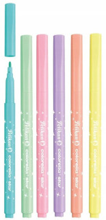 Fixy Colorella pratelné pastelové 6 ks