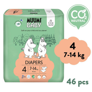 Eko pleny Muumi Baby 4 Maxi 7–14 kg 46 ks