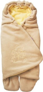 Zavinovačka ZOE zimní do autosedačky Emitex BÉŽOVÁ + SV.ŽLUTÁ