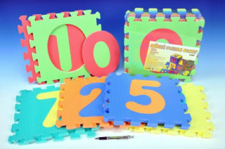 Pěnové puzzle Čísla 29 x 29 cm 10ks