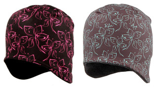 Dívčí čepice na uši Květy RDX