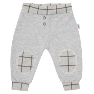 Kojenecké bavlněné tepláčky New Baby Cool šedé