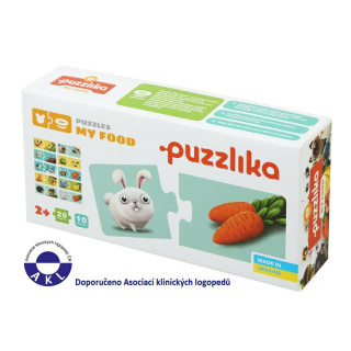 Naučné puzzle 20 dílků Puzzlika - Mé jídlo