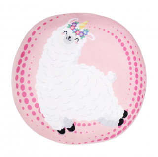 Kulatý polštář - Lama Albi