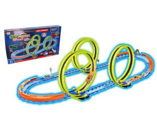 Autodráha svítící RC na dálkové ovládání 103x51x23 cm