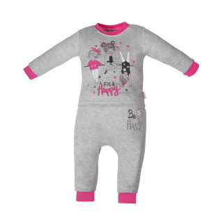 Kojenecké tepláčky a tričko Fit and Happy New Baby