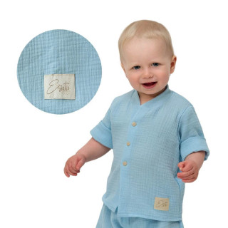 Dětská mušelínová košile Luca Blue Esito