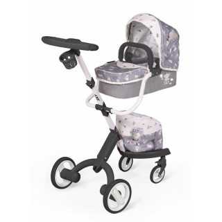 Moderní kočárek pro panenky 3 v 1 s taškou DeCuevas - SKY
