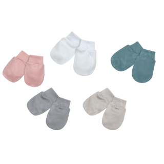 Rukavičky pro novorozence bavlněné úplet Baby service