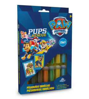 Pískování obrázků 2v1 Tlapková Patrola - Rubble&Chase