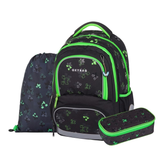 Školní set 3ks Green cubes Oxy Next