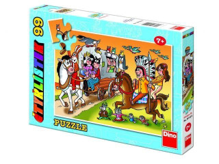 Puzzle Čtyřlístek Dostavník 99 dílků