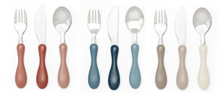 Dětský příbor - lžíce, vidlička, nůž Sebra