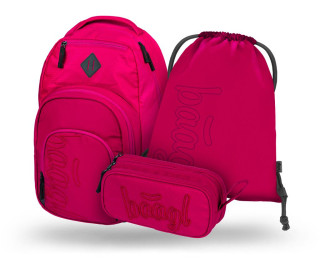 Set 3 Coolmate Ruby: batoh, penál, sáček Baagl